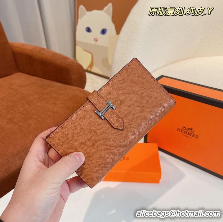 Reasonable Price Hermes Bearn Japonaise Bi-Fold Wallet Espom Leather A208