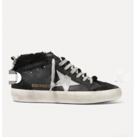 High Quality Golden Goose Super-Star Sneakers in Shearling and Calfskin GB0368 Black