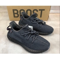 Popular Style Adidas Yeezy Boost 350 V2 Sneakers ' Black Static Refective' 042011