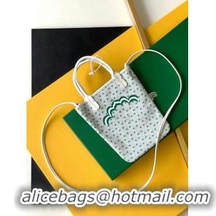 Most Popular Goyard Original Claire Voie Tote Bag Mini 8003 Green/Crown