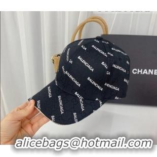 Grade Quality Gucci x Balenciaga Baseball Hat G10547 Black 2021
