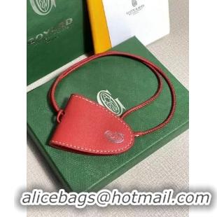 Good Product Goyard Croc Universel Magnetic Bag/Fastening Bag Charm GY1407 Red