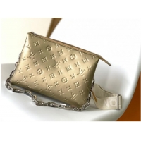 Luxury Cheap Louis Vuitton Monogram Empreinte COUSSIN PM M58699 Bronze