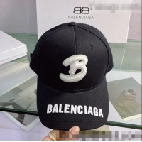 Trendy Design Balenciaga Canvas Baseball Hat 0401162 Black 2022