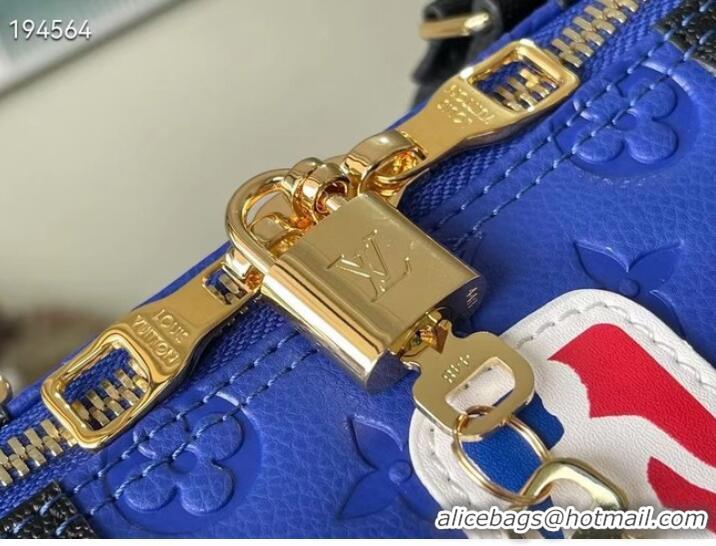 Affordable Price Louis Vuitton KEEPALL BANDOULIERE 55 M21105 Blue