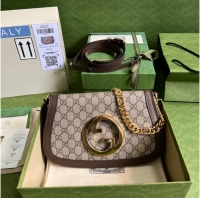 Famous Brand Gucci Blondie shoulder bag 699268 Brown