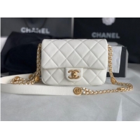 Super Quality Chanel SMALL FLAP BAG AS3369 white
