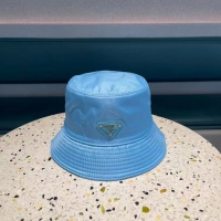 Top Quality Prada Re-Nylon Bucket Hat PA8741 Light Blue 2022