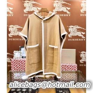 Top Quality Burberry Cashmere Cape/Shawl 110247 Brown 2021
