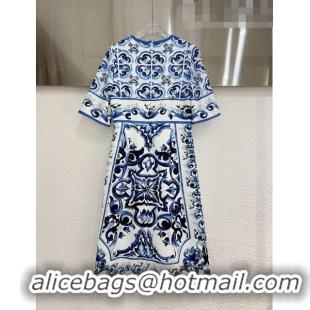 Hot Sell Dolce & Gabbana Dress DGD62502 Blue 2022