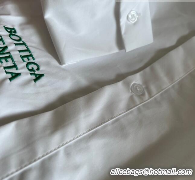 Famous Brand Bottega Veneta Cotton Shirt BVS52806 White 2022