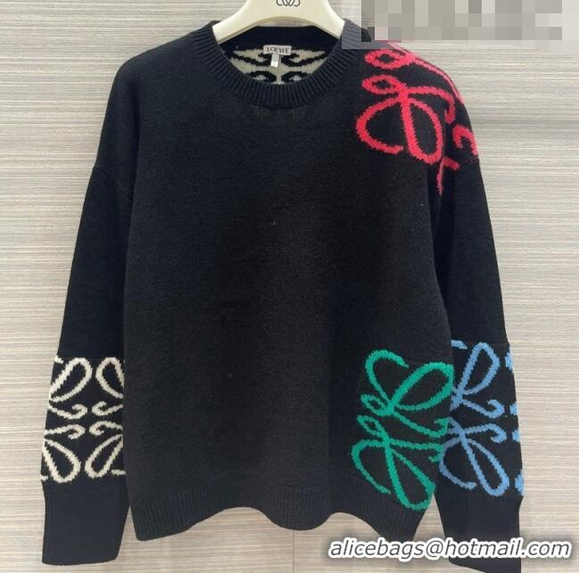 Most Popular Loewe Cashmere Sweater 0728 Black 2022