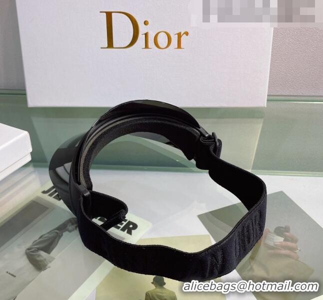 Pretty Style Dior DiorClub V1U Visor Hat DH2453 Black 2022