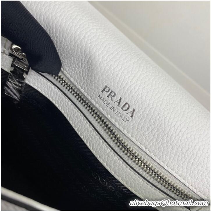 Buy New Grade Prada Leather bag with shoulder strap 1BD314 white