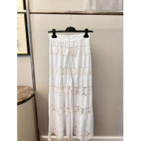 Top Quality Dolce & Gabbana Cotton Pants DGV61408 White 2022