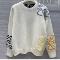 Best Price Loewe Cashmere Sweater 0728 White 2022