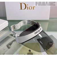 Top Quality Dior DiorClub V1U Visor Hat DH2454 Grey/White 2022