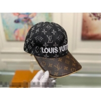 Promotional Louis Vuitton Monogram Denim Signature Baseball Hat LV2815 Black/Brown 2021