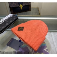 Trendy Design Louis Vuitton Wool Patch Knit Hat 110595 Orange 2021