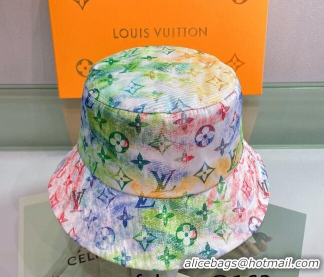 Shop Best Louis Vuitton Watercolor Bucket Hat 053172 Green 2022