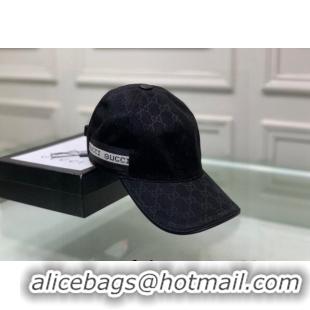 Noble Classic Gucci GG Canvas Baseball Hat 031068 Black 2022
