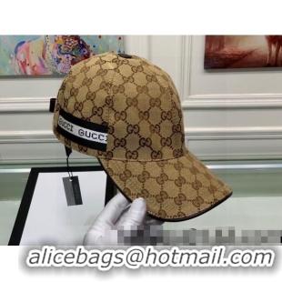 Good Looking Gucci GG Canvas Baseball Hat 031069 Brown 2022