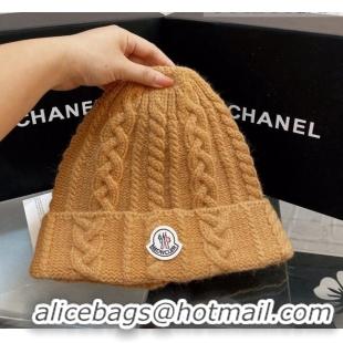 Fashion Show Collection Moncler Knit Hat M2911 Brown 2021