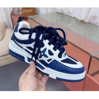 Discount Louis Vuitton Skate Sneakers Blue/White 071976