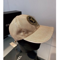 Pretty Style Louis Vuitton LV Patch Canvas Baseball Hat 031103 Gold 2022