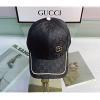 Good Product Gucci Multicolor Canvas Baseball Hat G22408 Black 2022