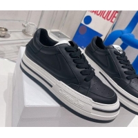 Good Looking Dior D-Freeway Calfskin Sneakers Black 062162