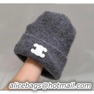 Top Quality Celine Knit Hat 122122 Dark Grey 2021