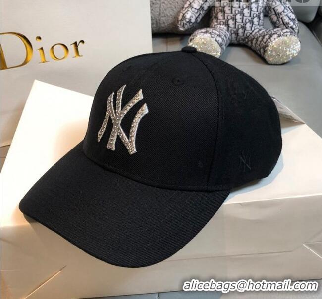 Shop Duplicate New York NY Canvas Baseball Hat NY1737 Black 2021