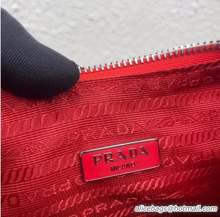 Top Quality Prada Re-Edition 2006 embroidered drill shoulder bag 1BH204 red