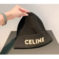 Good Product Celine Knit Hat CE2846 Black 2021