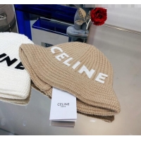 Good Taste Celine Cashmere Knit Bucket Hat 1105105 Beige 2021