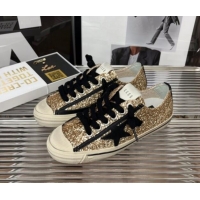 Most Popular Golden Goose V-Star 2 Sequins Sneaker Gold 080982