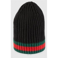 Buy Inexpensive Gucci Wool Hat With Web G4510