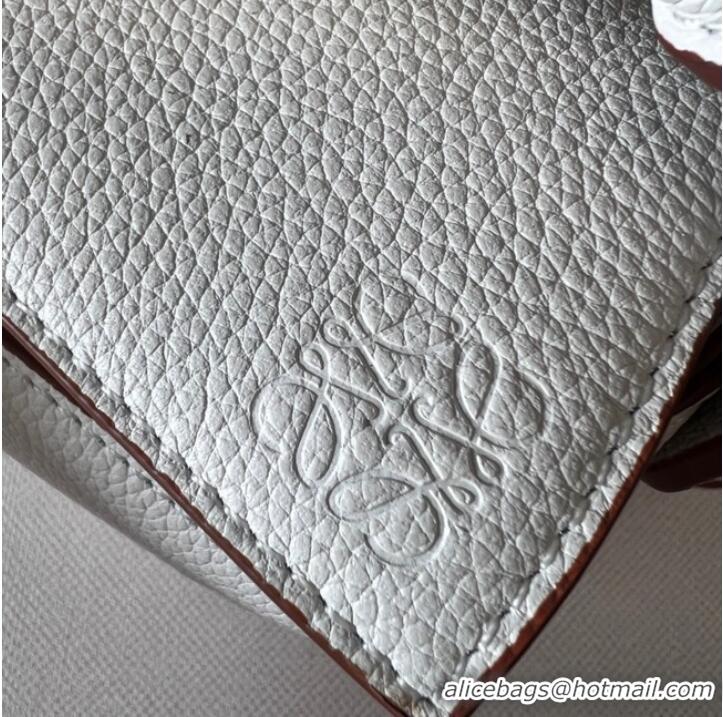 New Fashion Loewe mini Puzzle Bag Original Leather 6124 cream