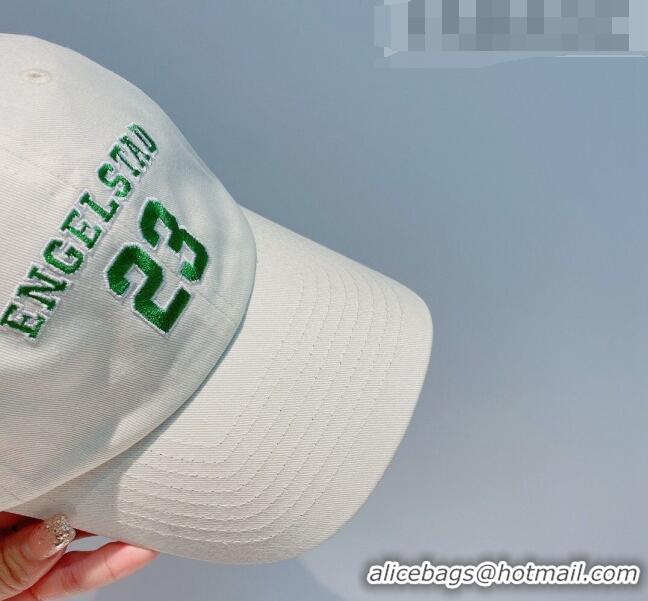 Good Quality Engelstan Canvas Baseball Hat E8789 White/Green 2022
