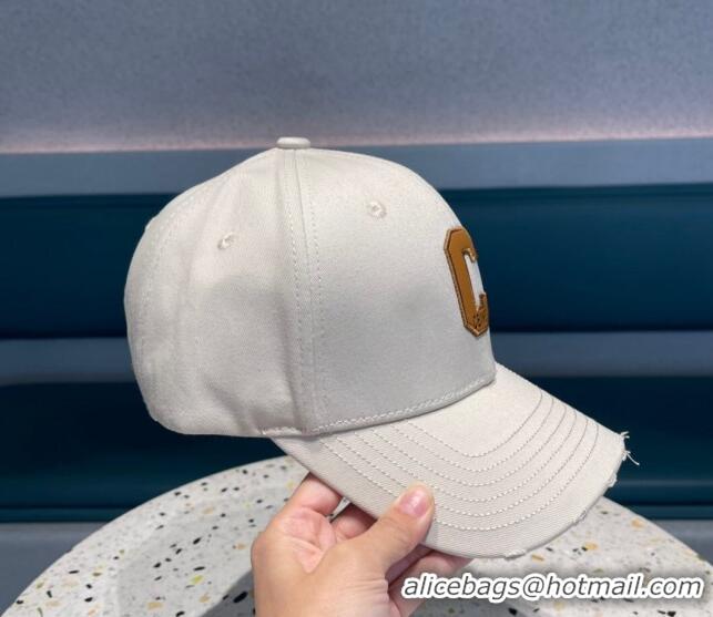 Super Quality Celine Baseball Hat Cream 1123 White 2022