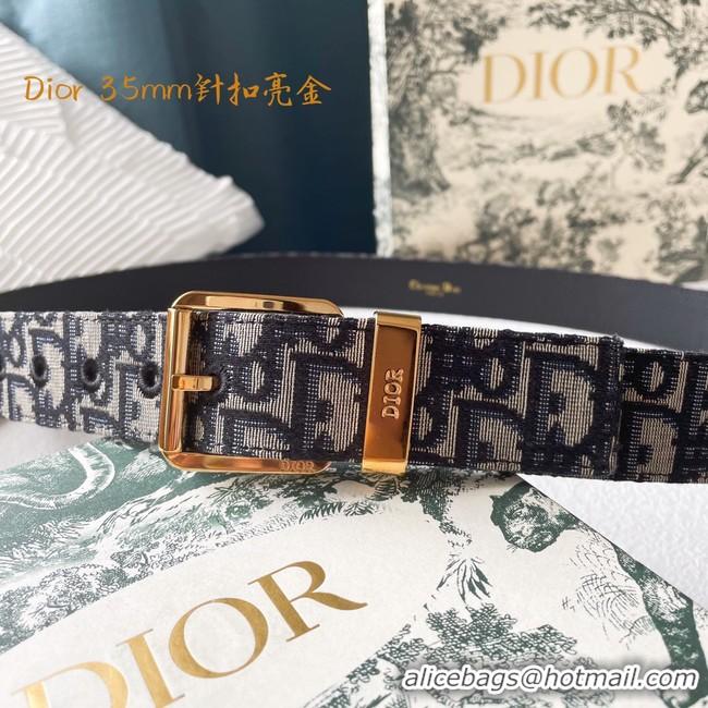 Luxury Discount Dior calf leather 35MM BELT 2803