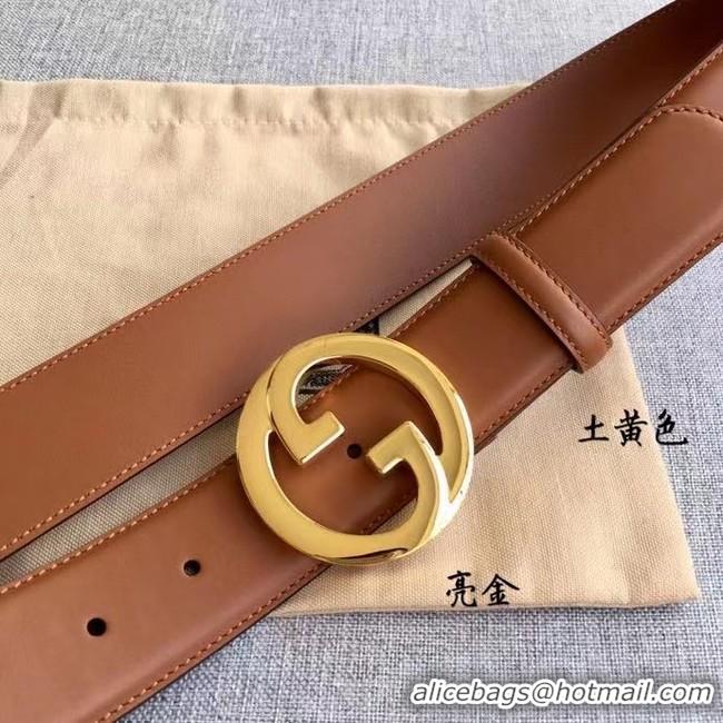 Best Product Gucci Blondie 38MM leather belt 703147-1