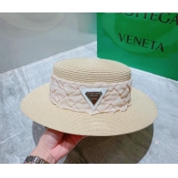 Pretty Style Bottega Veneta Straw Wide Brim Hat 0310114 Light Beige 2022