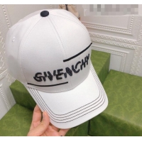 New Fashion Givenchy Baseball Hat 0310138 White 2022