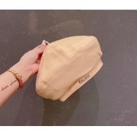 Shop Grade Celine Beret Hat 091563 Nude 2022