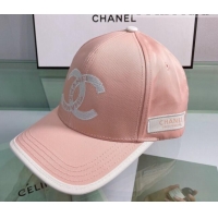 Reasonable Price Chanel Canvas Baseball Hat 043058 Pink 2022
