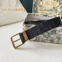 Grade Quality Dior calf leather 35MM BELT 2801