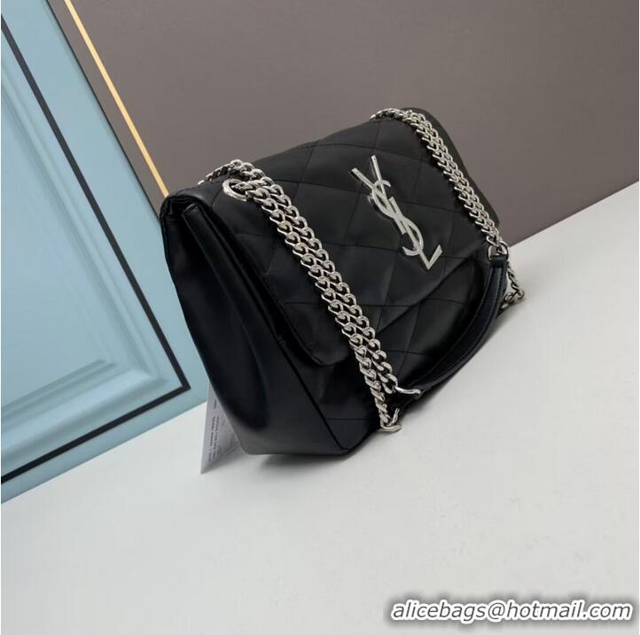 Famous Brand SAINT LAURENT LEATHER BAG Y203737 BLACK