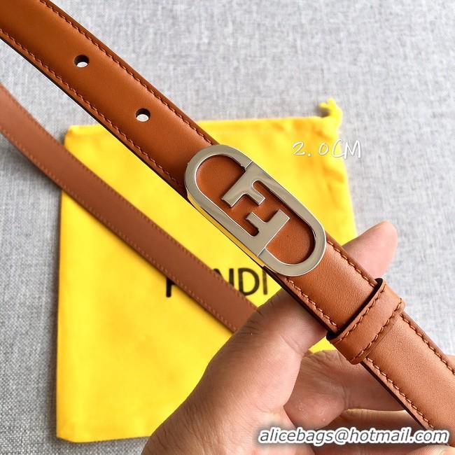 Hot Style Fendi Leather Belt 20MM 2756